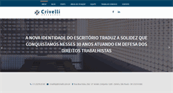 Desktop Screenshot of crivelli.com.br